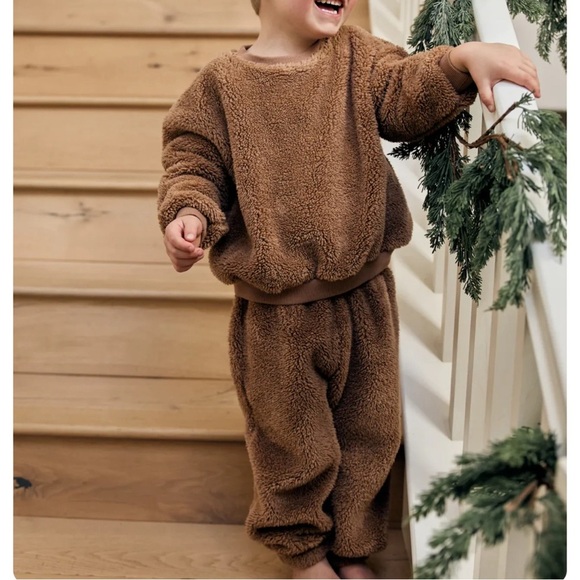 RYLEE + CRU RELAXED SWEATPANTS - CARAMEL - Picture 1 of 5